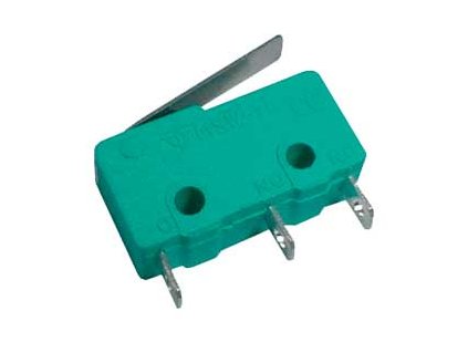 Mikrospínač ON-(ON) 5A s páčkou L=17