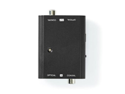 Prevodník 2x Toslink/2x Cinch NEDIS ACON2507BK
