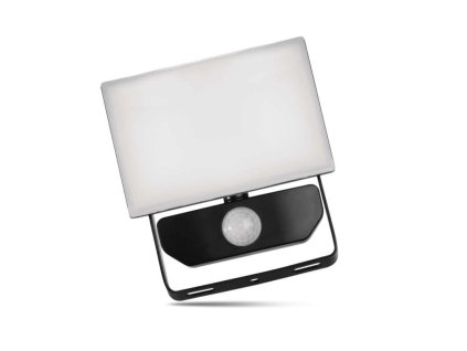 LED reflektor TAMBO so senzorom pohybu, 10 W, 1000 lm, čierny