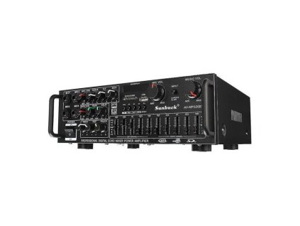 Zosilňovač, rádio, bluetooth, prehrávač MP3 Sunbuck AV-MP326BT