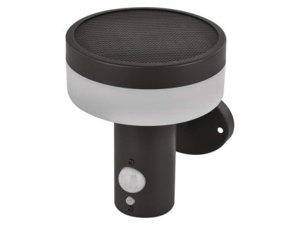 LED záhradné solárne nástenné svietidlo TERION, senzor súmraku, 12,5 x 14,7 x 14,2 cm