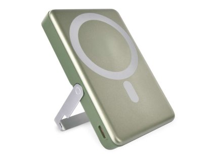 Power bank EMOS WI 1031, 10 000 mAh, 20 W+Wireless, army-green