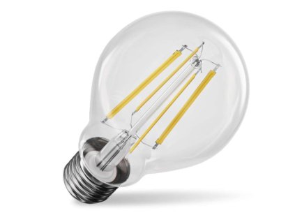 LED žiarovka Filament A60/ E27 / 7,5 W (75 W) / 1 055 lm / neutrálna biela / stmievateľné
