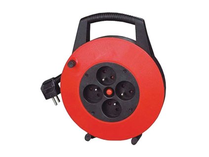 Predlžovací kábel na bubne - 4 zásuvky 10m HADEX L190