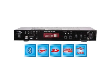 Zosilňovač ATM6000BT, LTC, USB, SD, BT, 2x50W, PLU 21889