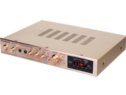 Zosilňovač, rádio, bluetooth, MP3 prehrávač Sunbuck AV-298BT zlatý