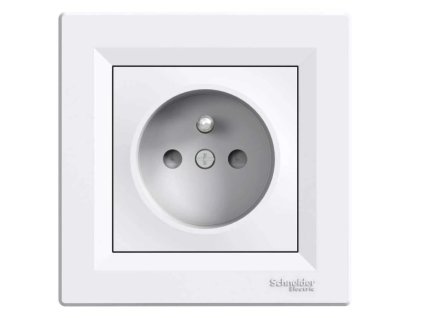 125154 biela zasuvka schneider asfora s clonkami kompletna s ramcekom (1)