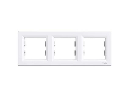 134541 asfora eph5800321 kryci ramcek 3 nasobny horizontalny biela