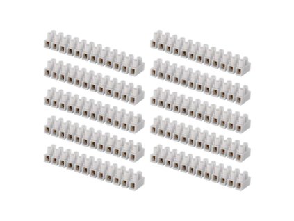 Svorkovnica 12×4,0 mm biela