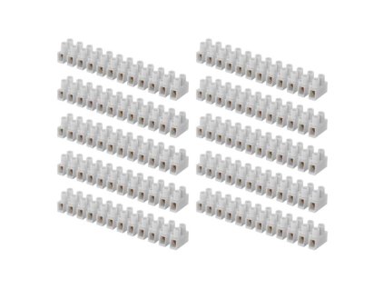 Svorkovnica 12×6,0 mm biela