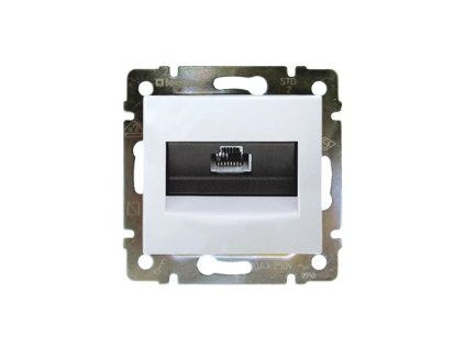 148380 valena 774238 datova zasuvka 1xrj45 utp cat 5e biela
