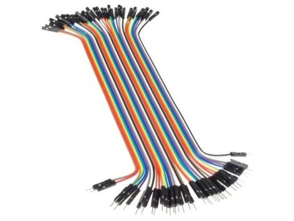 Prepojovacie vodiče dupont 40pin, 20cm, samec-samica