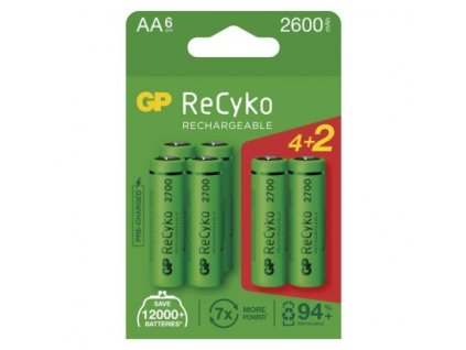 Nabíjacia batéria GP ReCyko 2700 (AA) 6 ks