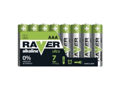 Alkalická batéria RAVER LR03 (AAA)