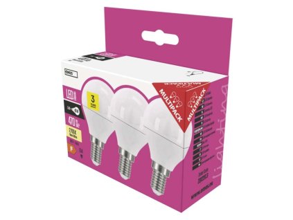 LED žiarovka Classic Mini Globe / E14 / 5 W (40 W) / 470 lm / teplá biela