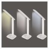 LED stolná lampa CHASE, biela