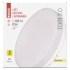 LED prisadené svietidlo TORI, kruhové biele 15W teplá b., IP54