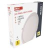 LED vstavané svietidlo NEXXO, kruhové, biely, 25W, teplá biela