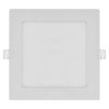 LED vstavané svietidlo NEXXO, štvorec, biely, 12W, teplá biela