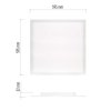 LED panel prisadený RIVI 60x60, 40W, stmiev.so zmenou CCT