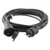 Vonkajší predlžovací kábel 25 m / 1 zásuvka / čierny / guma / 230 V / 1,5 mm2