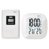 Digitálny teplomer, bezdrôtový snímač, budík, dátum E0127