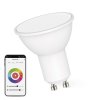 LED žiarovka GoSmart MR16 / GU10 / 4,8 W (35 W) / 400 lm / RGB / stmievateľná / Zigbee