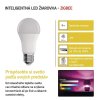 LED žiarovka GoSmart A60 / E27 / 9 W (60 W) / 806 lm / RGB / stmievateľná / Zigbee