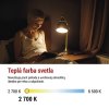 LED žiarovka Filament A60 / E27 / 3,4 W (40 W) / 470 lm / Teplá biela