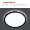 LED prisadené svietidlo FLORI okrúhle, čierné, 18W, neutrálna biela
