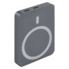 Power bank EMOS WI 522, 5 000 mAh, 20 W+Wireless, šedá