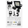 LED reflektor VISIO s pohybovým čidlom, 20 W, neutrálna biela, čierný