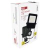 LED reflektor VISIO s pohybovým čidlom, 20 W, neutrálna biela, čierný