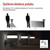 LED záhradné solárne nástenné svietidlo TERION, senzor súmraku, 12,5 x 14,7 x 14,2 cm