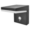 LED záhradné solárne nástenné svietidlo VEREA, senzor súmraku, 10,7 x 15,4 x 13 cm