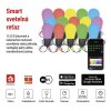 GoSmart LED svetelný reťazec – 15× párty žiarovky, 15 m, vonkajšie aj vnútorné, RGBIC WiFi
