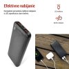 Power bank EMOS AlphaQ3, 10 000 mAh, 22,5 W, čierny