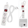 Prepäťová ochrana – 3 zásuvky, 1,5 m, biela