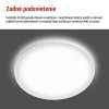 LED prisadené svietidlo FLORI okrúhle, biele, 18W, neutrálna biela