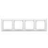 Štvorramček LEGRAND VALENA, biely, 774454, PLU LE26