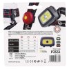 CREE LED + COB LED čelovka P3531, 330 lm, 65 m, 3× AAA