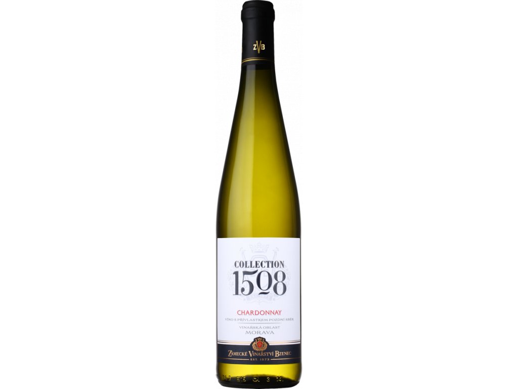 Chardonnay 0,75l, 1508R, Zámecké vinařství Bzenec
