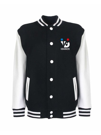 College mikina Jet black arctic white (Černá bílá)