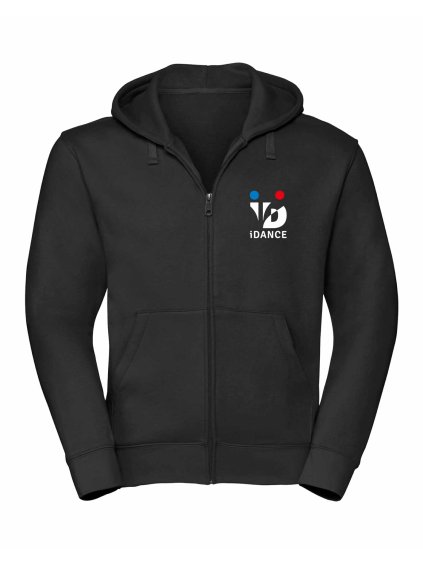 Pánská mikina na zip Luxury Black (Černá)