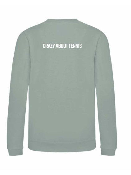 Dětská mikina bez kapuci Dusty green (Šedozelená)