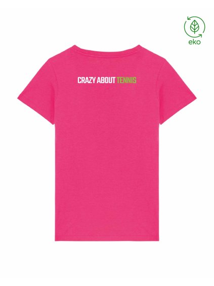 Dámské EKO tričko Premium Raspberry Sorbet (Malinová)