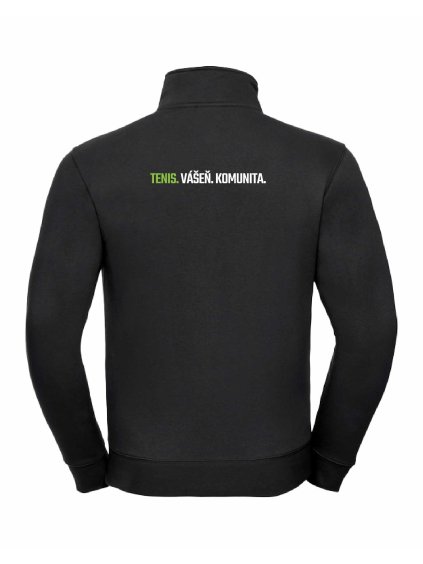 Pánská mikina na zip Elegant Black (Černá)