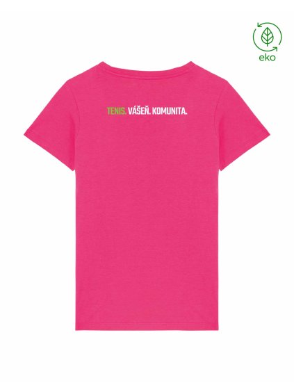Dámské EKO tričko Premium Raspberry Sorbet (Malinová)