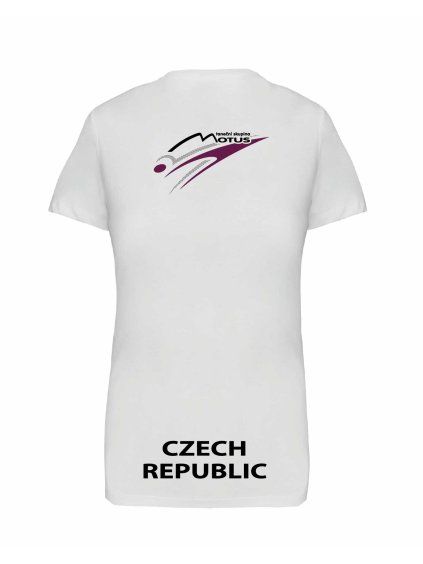 Dámské tričko premium back white