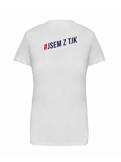 Dámské tričko premium back white